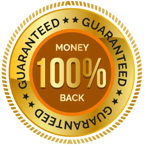 90 Day Money Back Guarantee Gold Seal Badge - Titan Transform